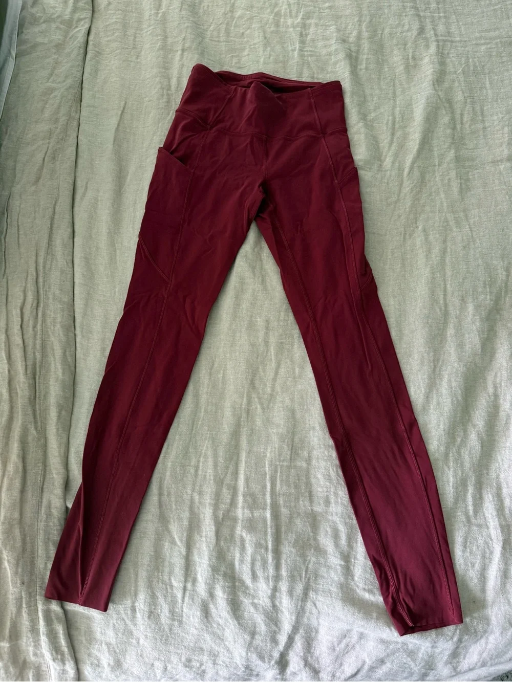 Lululemon fast and free high rise tight 28” pink